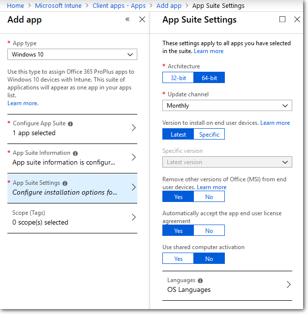 Create app step 5