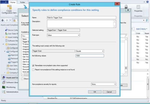 device scan using sccm
