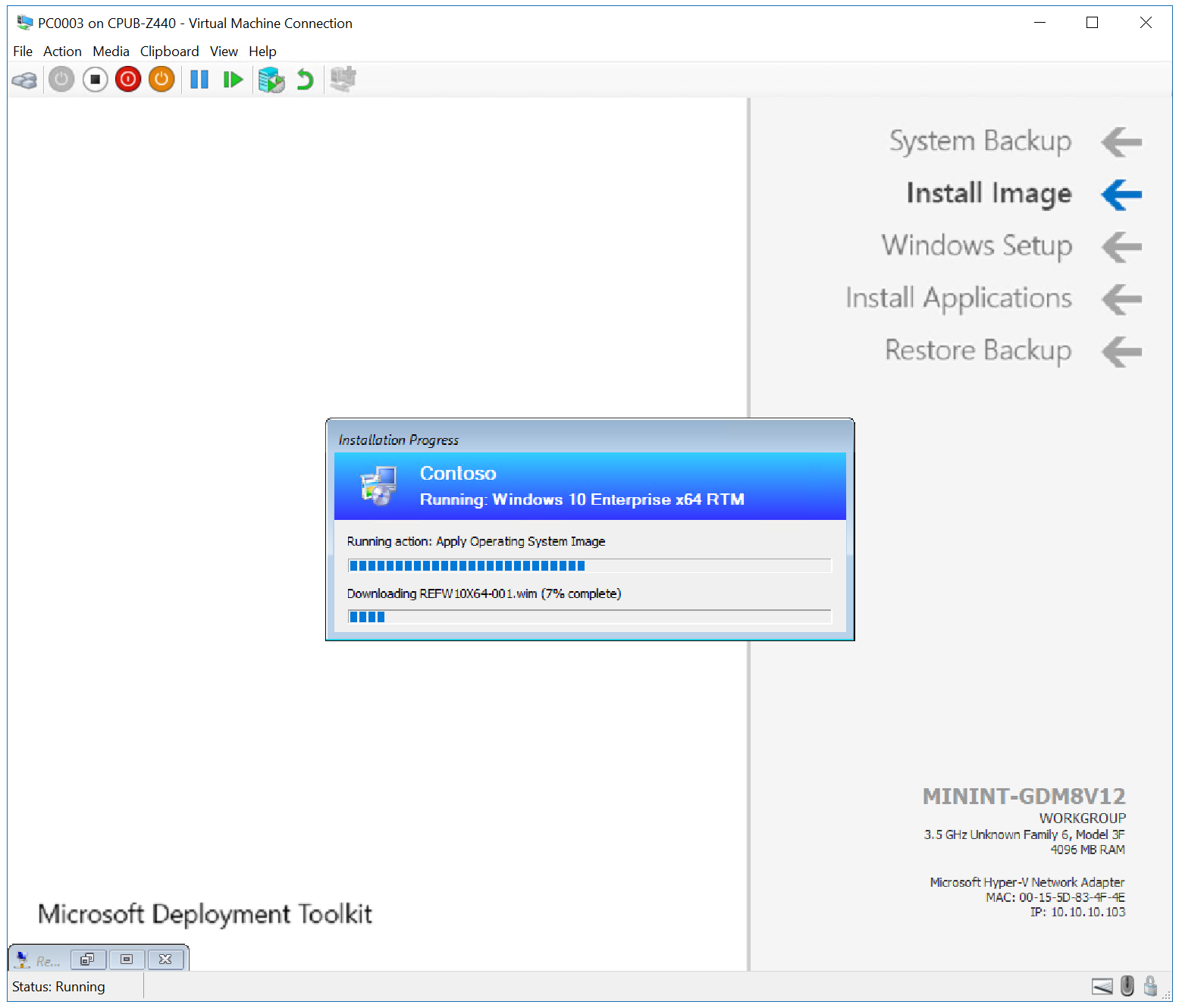 Task sequence example 5