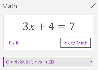 Graph both sides in 2D