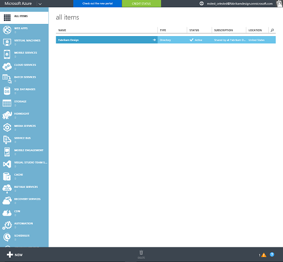 Select Azure AD