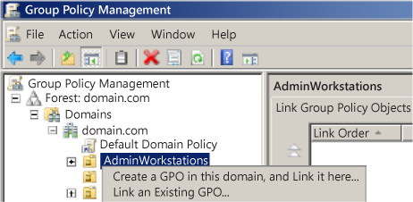 Active Directory local accounts