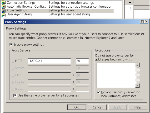 Active Directory local accounts