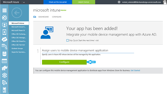 Configure Microsoft Intune in Azure