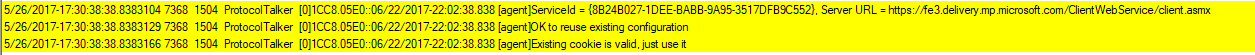 Windows Update scan log 3