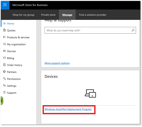 Microsoft Store for Business