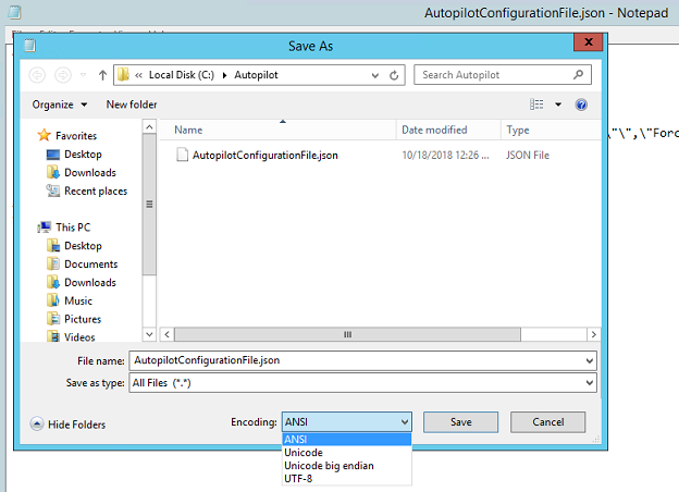 Notepad JSON