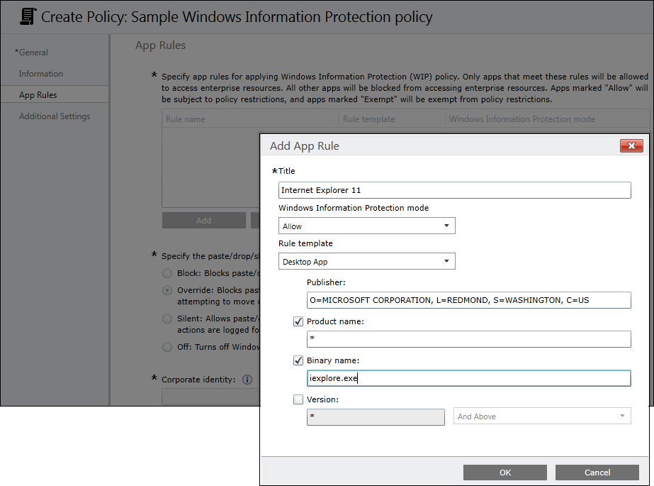 Microsoft Intune, Add a desktop app to your policy
