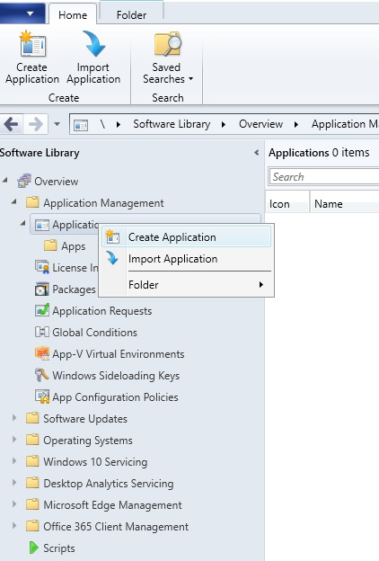 Image of Microsoft Endpoint Configuration Manager configuration