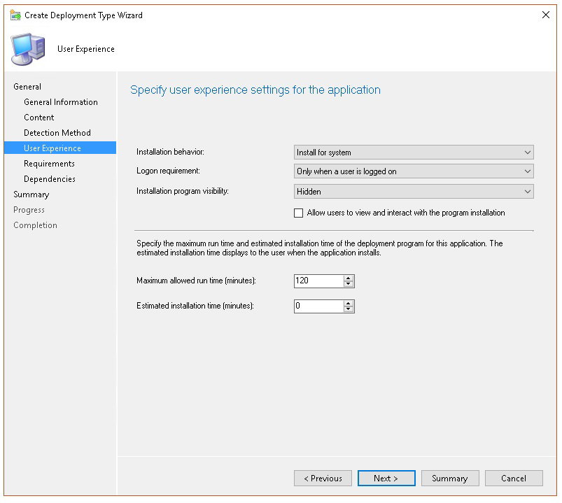 Image of Microsoft Endpoint Configuration Manager configuration