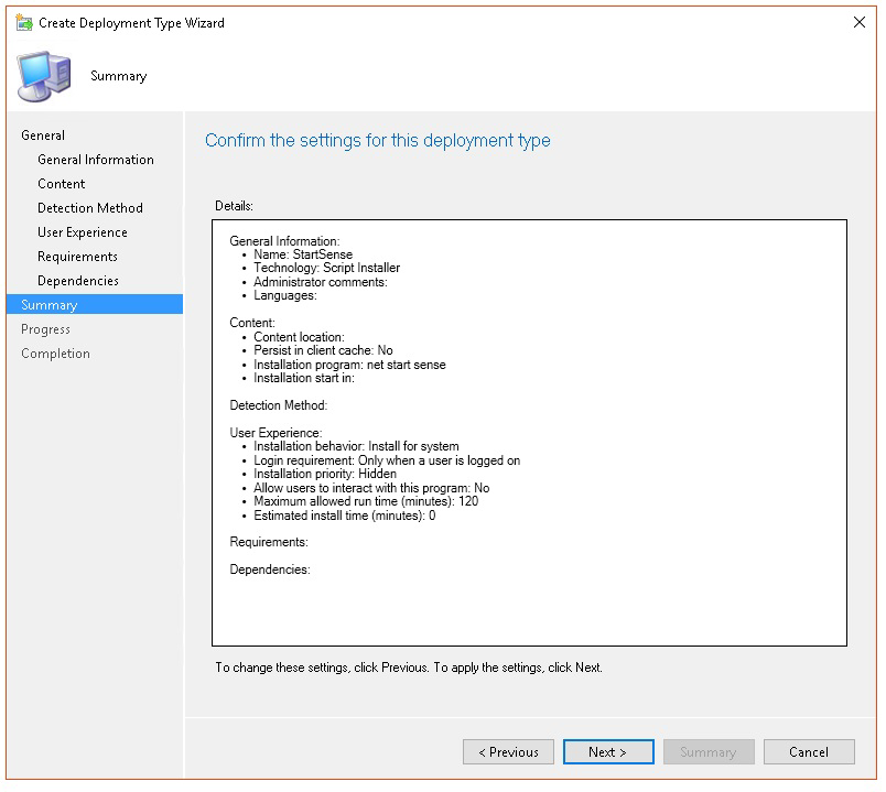 Image of Microsoft Endpoint Configuration Manager configuration