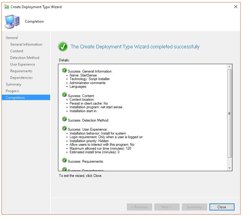 Image of Microsoft Endpoint Configuration Manager configuration