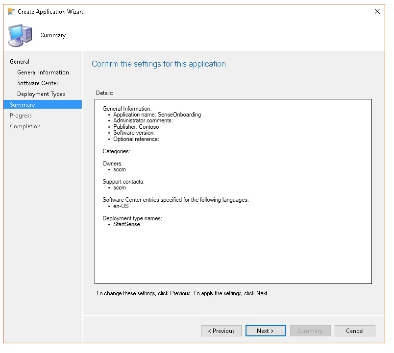 Image of Microsoft Endpoint Configuration Manager configuration