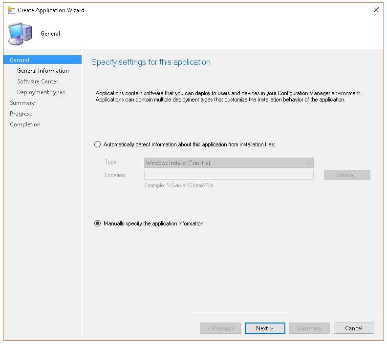 Image of Microsoft Endpoint Configuration Manager configuration