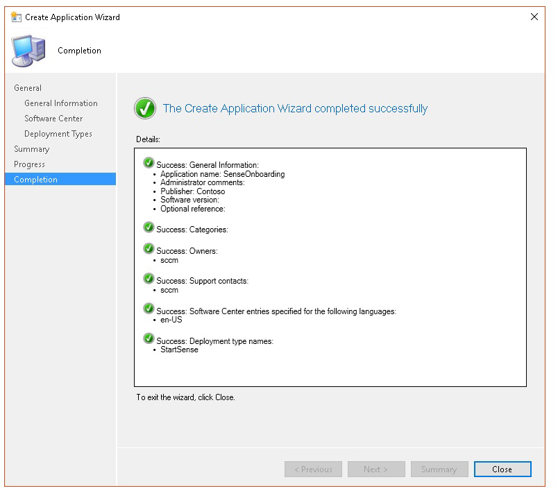 Image of Microsoft Endpoint Configuration Manager configuration