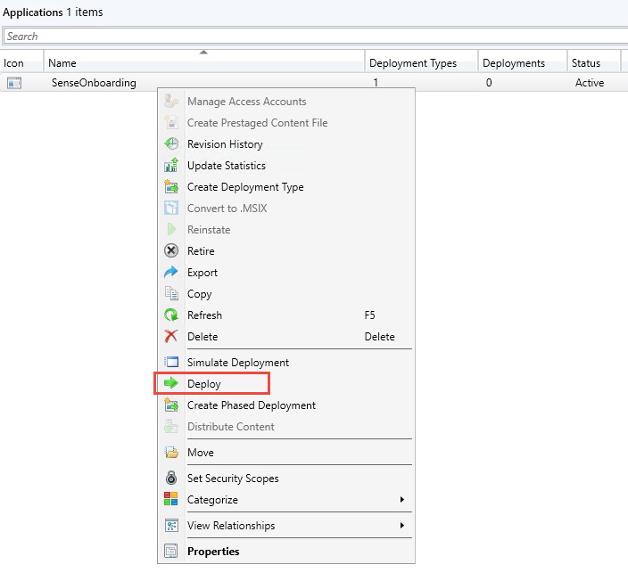 Image of Microsoft Endpoint Configuration Manager configuration