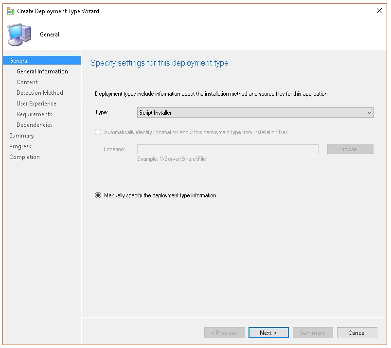 Image of Microsoft Endpoint Configuration Manager configuration