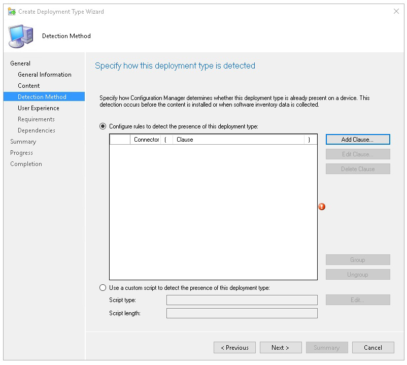Image of Microsoft Endpoint Configuration Manager configuration