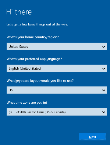* Configure your locale *