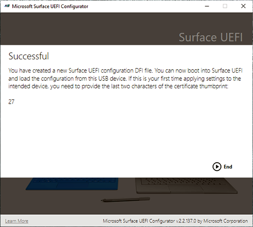 * Successful configuration of package *