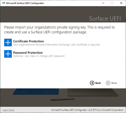 * Select + Certificate Protection *