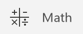 Math button