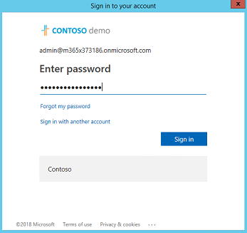 Azure AD authentication