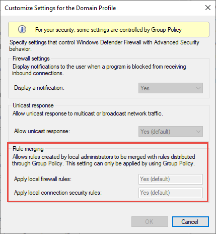 Customize settings.