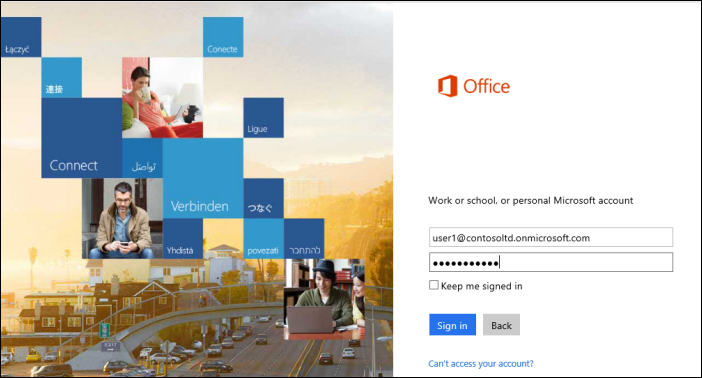 login to office 365