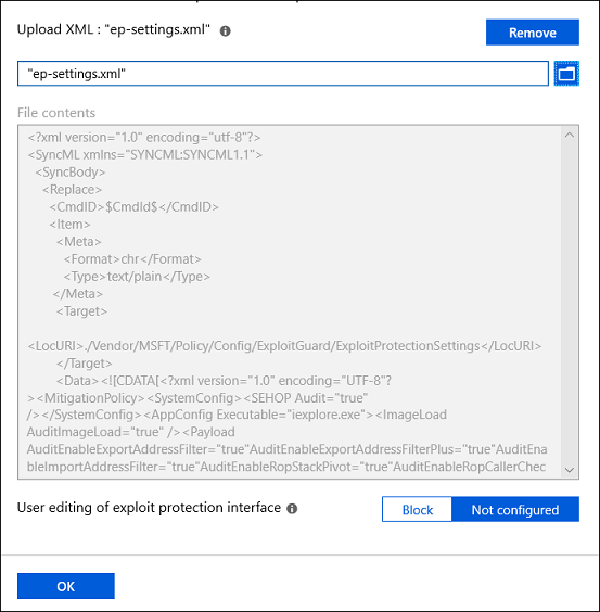 Enable network protection in Intune