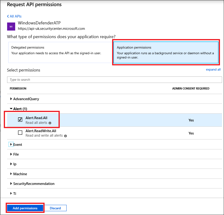 Image of API access and API selection