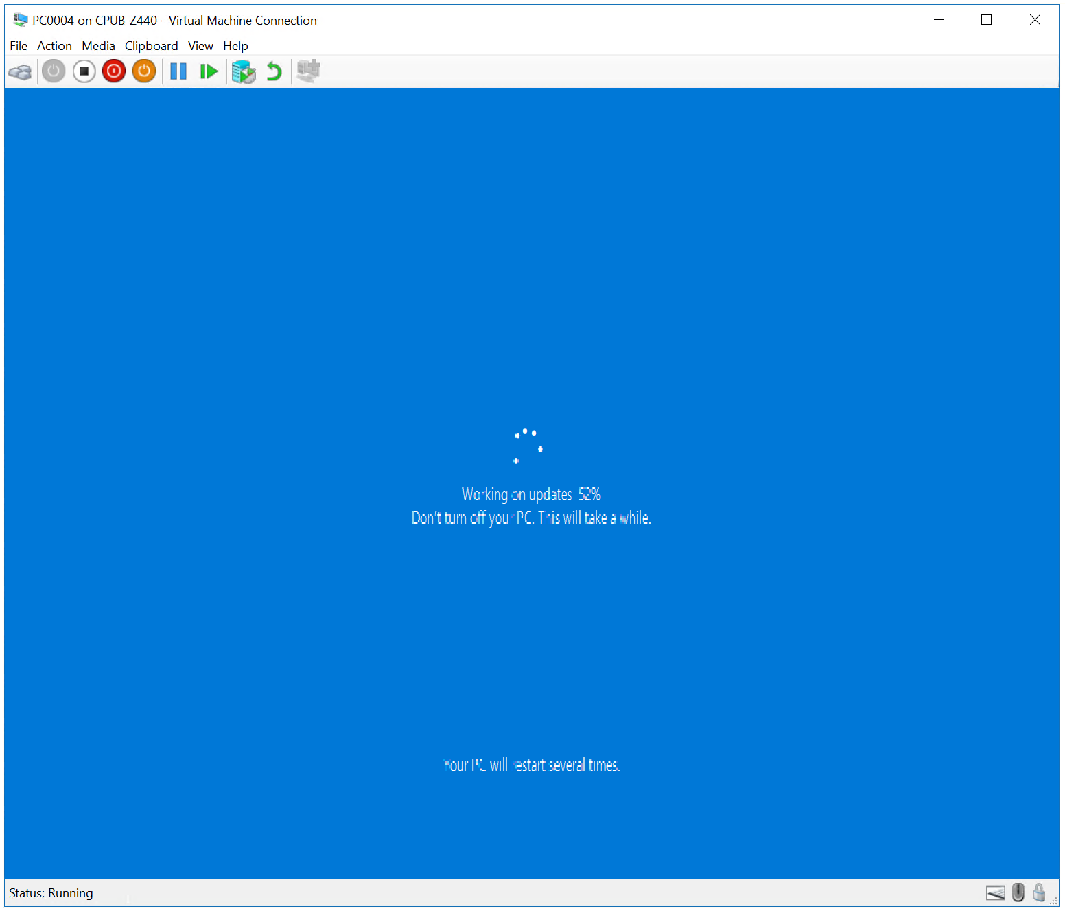 Upgrade task sequence example 3