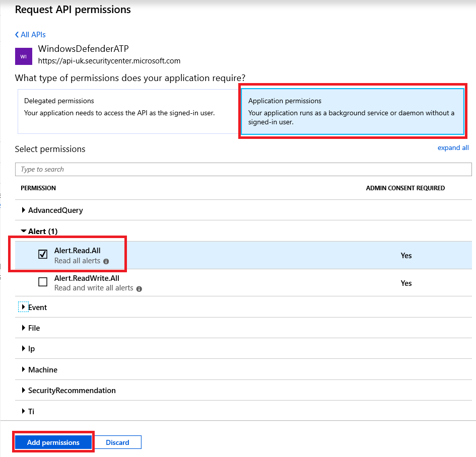 Image of API access and API selection